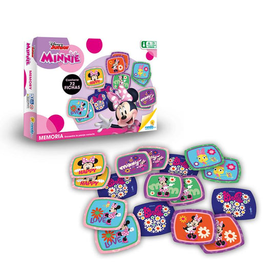 JUEGO DE MESA MEMORIA MALETÍN MINNIE HAPPY RONDA