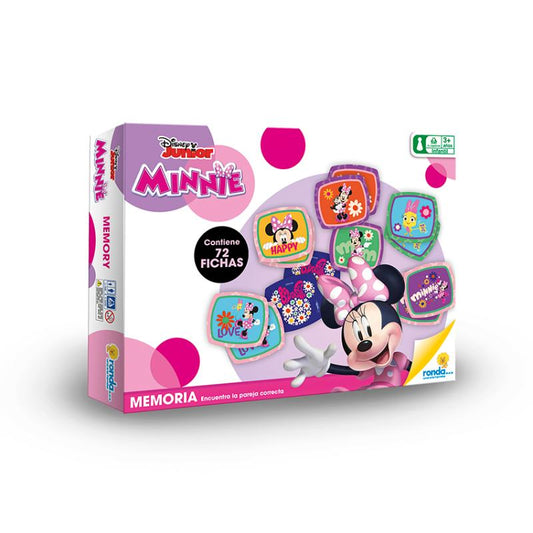 JUEGO DE MESA MEMORIA MALETÍN MINNIE HAPPY RONDA