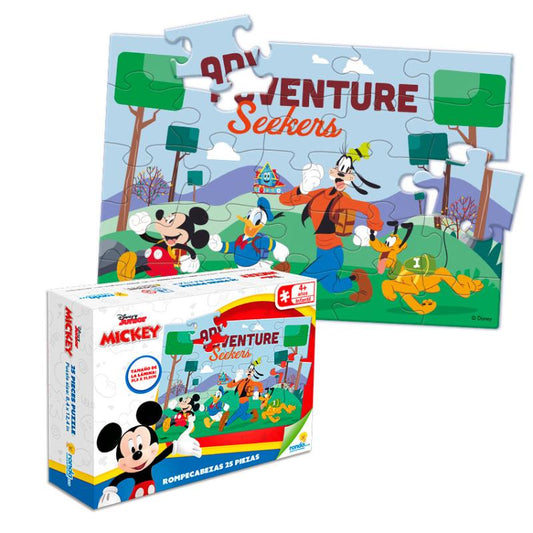 ROMPECABEZAS 25 PIEZAS MICKEY RONDA