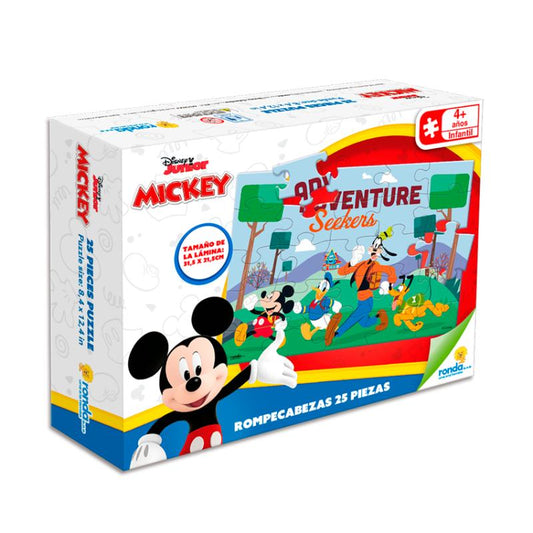 ROMPECABEZAS 25 PIEZAS MICKEY RONDA