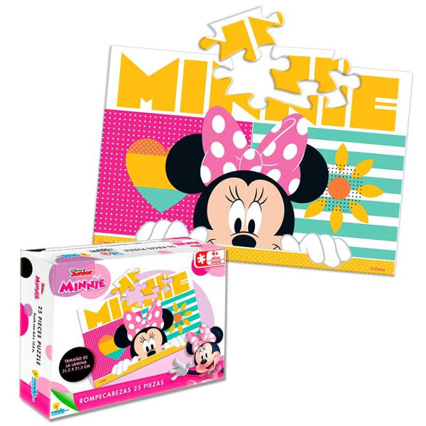 ROMPECABEZAS 25 PIEZAS MINNIE RONDA