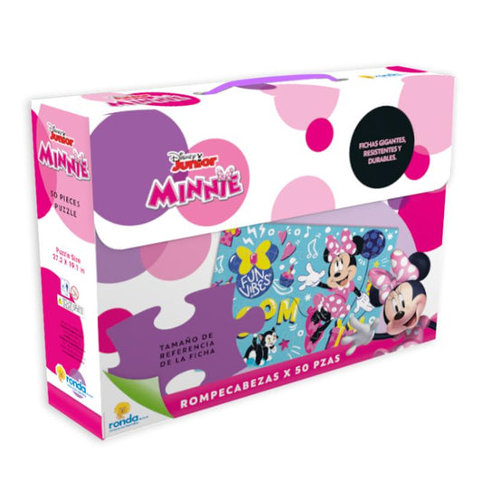 ROMPECABEZAS 50 PIEZAS MINNIE RONDA