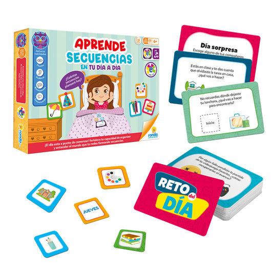 JUEGO DE MESA DIDÁCTICO UN DÍA DE MI MARAVILLOSA VIDA EDUTOYS RONDA