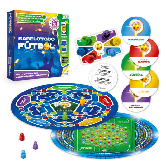 JUEGO DE MESA SABELOTODO FÚTBOL RONDA