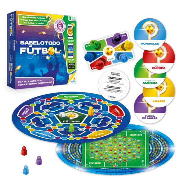 JUEGO DE MESA SABELOTODO FÚTBOL RONDA