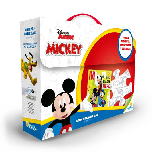 ROMPECABEZAS 50 PIEZAS MICKEY RONDA
