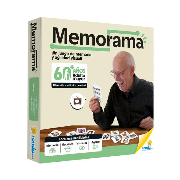 JUEGO DE MESA MEMORAMA +60 RONDA