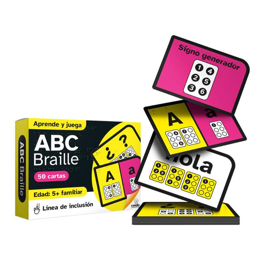 JUEGO DE MESA DIDACTICO ABC BRAILLE RONDA