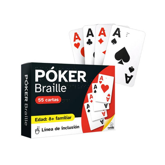 JUEGO DE MESA PÓKER BRAILLE RONDA