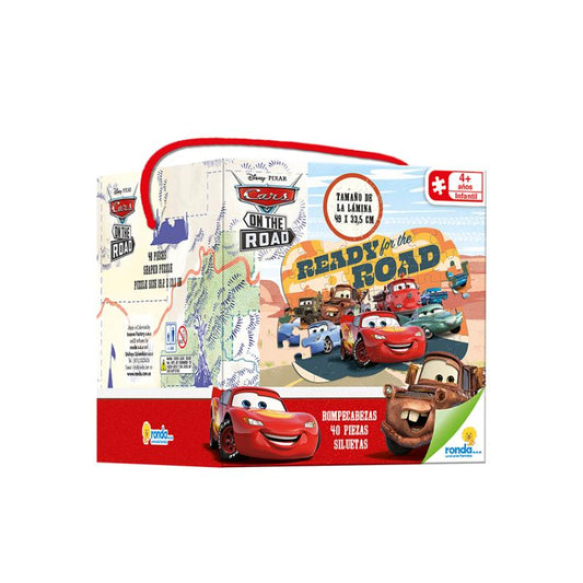 ROMPECABEZAS 40 PIEZAS CARS RONDA