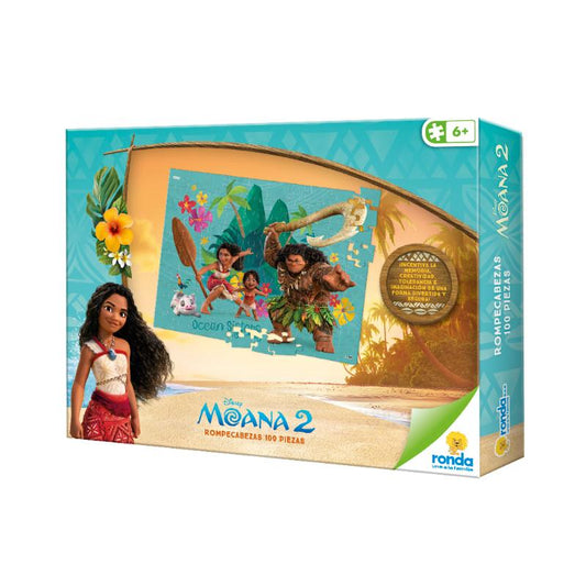 Ronda rompecabezas 100 piezas Moana