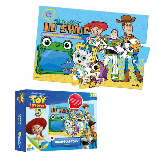 ROMPECABEZAS 25 PIEZAS TOY STORY 5 RONDA