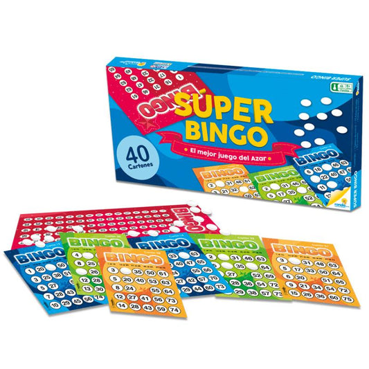 JUEGO DE MESA BINGO 40 CARTONES DISTRIBUTIVO RONDA