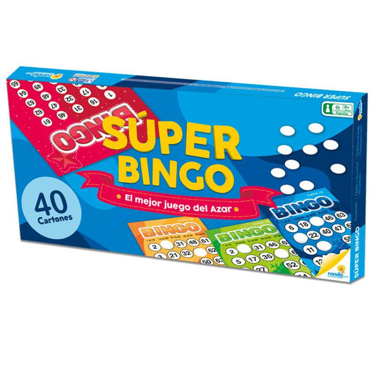 JUEGO DE MESA BINGO 40 CARTONES DISTRIBUTIVO RONDA