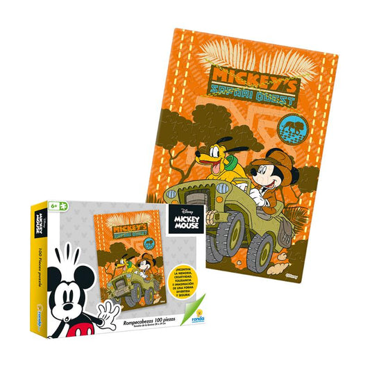 ROMPECABEZAS 100 PIEZAS MICKEY RONDA