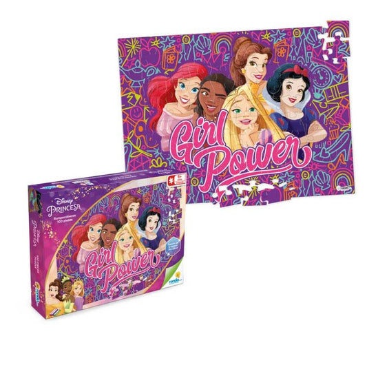 ROMPECABEZAS 100 PIEZAS PRINCESAS RONDA