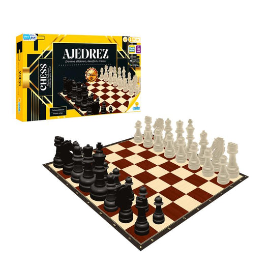 JUEGO DE MESA AJEDREZ CLÁSICO RONDA