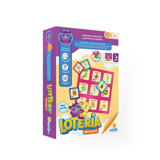 JUEGO DE MESA DIDÁCTICO LOTERÍA ABECEDARIO RONDA