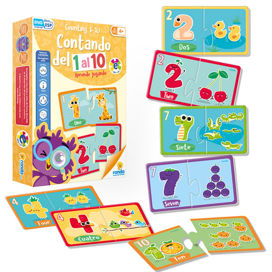 JUEGO DE MESA DIDÁCTICO CONTANDO DEL 1 AL 10 EDUTOYS RONDA
