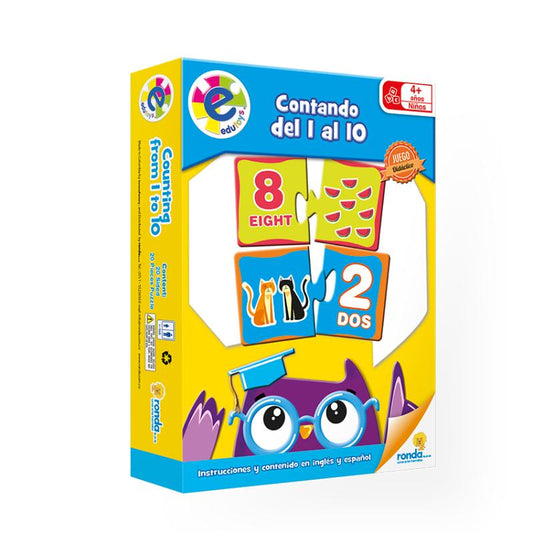 JUEGO DE MESA DIDÁCTICO CONTANDO DEL 1 AL 10 EDUTOYS RONDA