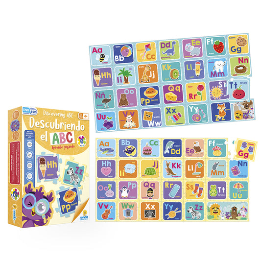 JUEGO DE MESA DIDÁCTICO DESCUBRIENDO EL ABC EDUTOYS RONDA