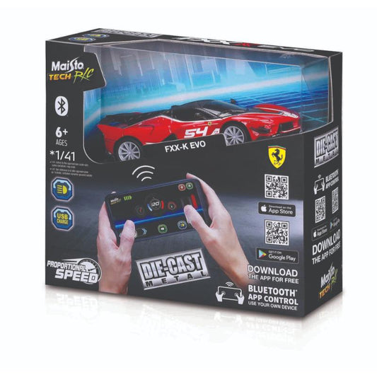 AUTITO R/C 1:41 MINI METAL FERRARI FXX EVO MAISTO