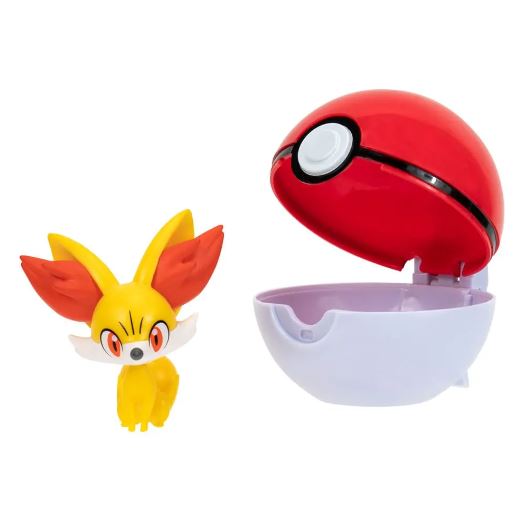 Jazwares Pokemon Clip n' Go Fennekin+Pokeball