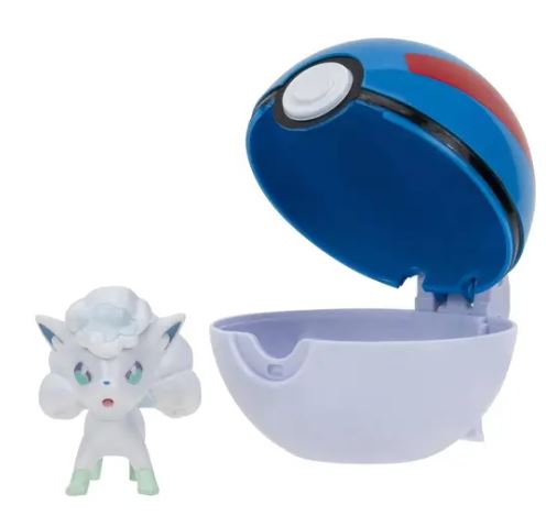 Jazwares Pokemon Clip n' Go Vulpix Alola+Superball