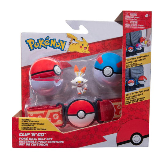 Jazwares Pokemon cinto 2 Clip n' Go Scorbunny 2
