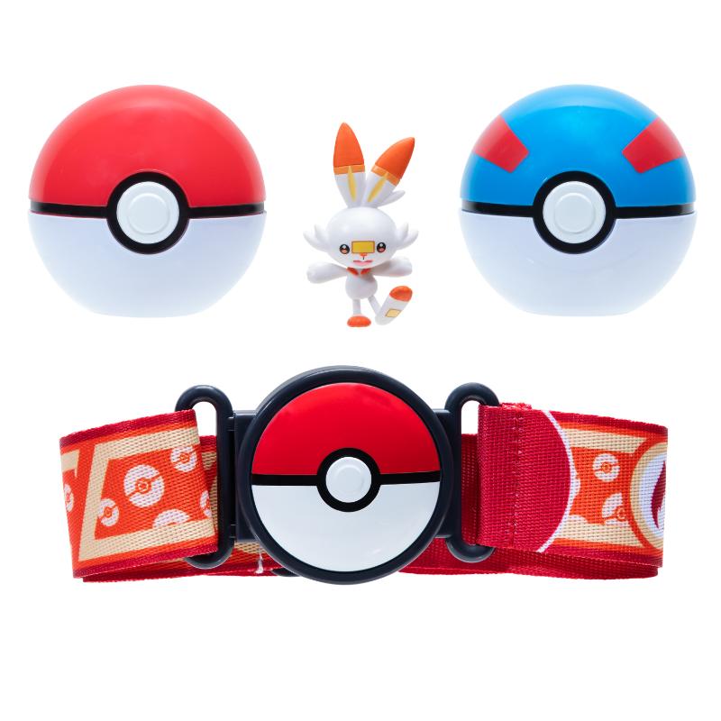 Jazwares Pokemon cinto 2 Clip n' Go Scorbunny 2