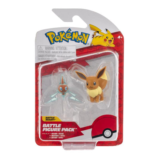 Jazwares Pokémon battle fig. Eevee + Rotom