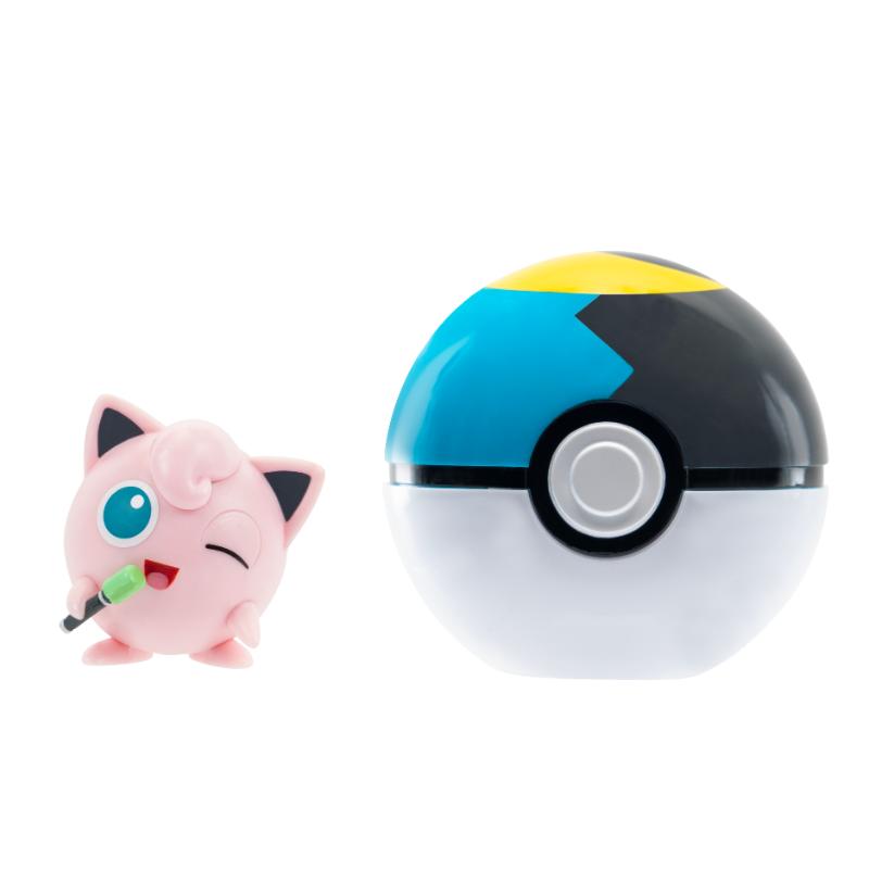 Jazwares Pokémon Clip N Go Jigglypuff #1 + Moon Ba