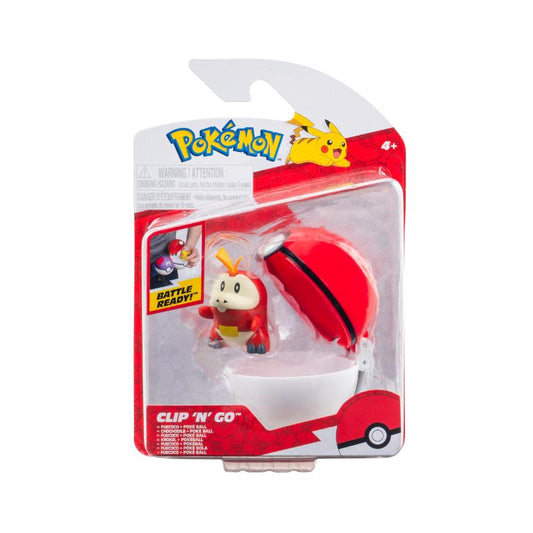 Jazwares Pokémon Clip N Go Fuecoco + Poké Ball