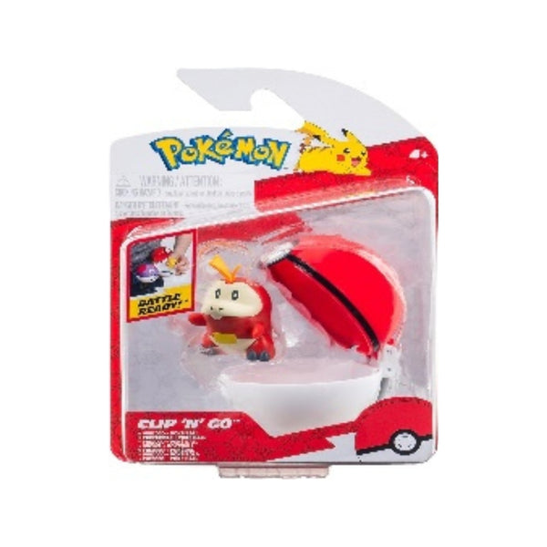 FIGURA POKÉMON CLIP N' GO FUECOCO + POKÉ BALL JAZWARES
