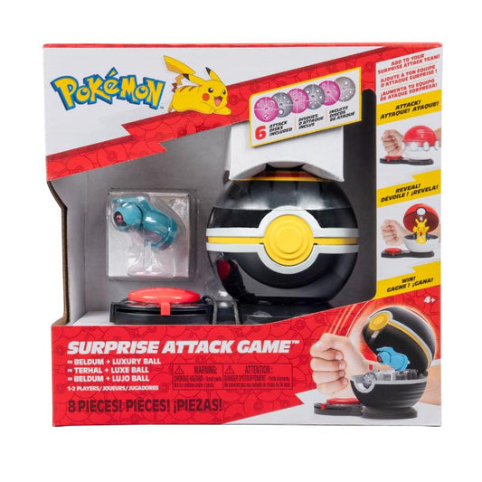 Jazwares juego Pokémon Surprise Attack Beldum + Lu