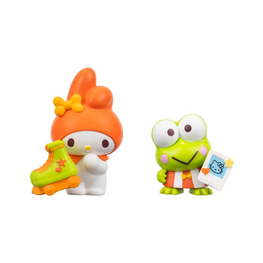 FIGURA HELLO KITTY PACK 2" MY MELODY Y KEROPPI JAZWARES