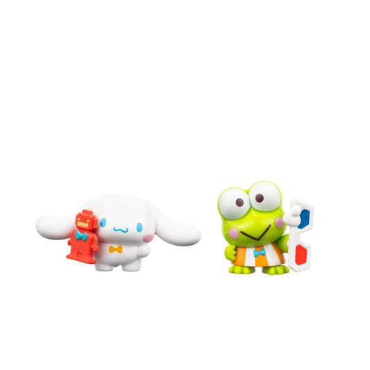 FIGURA HELLO KITTY PACK 2" CINNAMOROLL Y KEROPPI JAZWARES