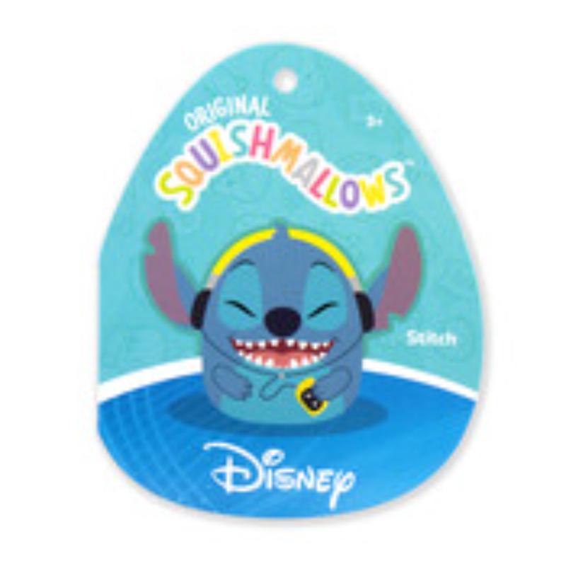Jazwares Squishmallows Stitch 6.5" con auriculares