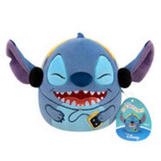 Jazwares Squishmallows Stitch 6.5" con auriculares
