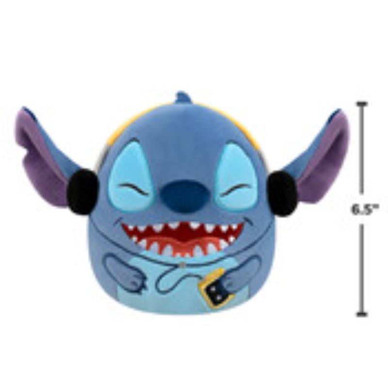 Jazwares Squishmallows Stitch 6.5" con auriculares