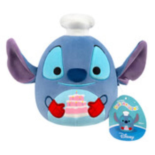 Jazwares Squishmallows Stitch 6.5" con torta