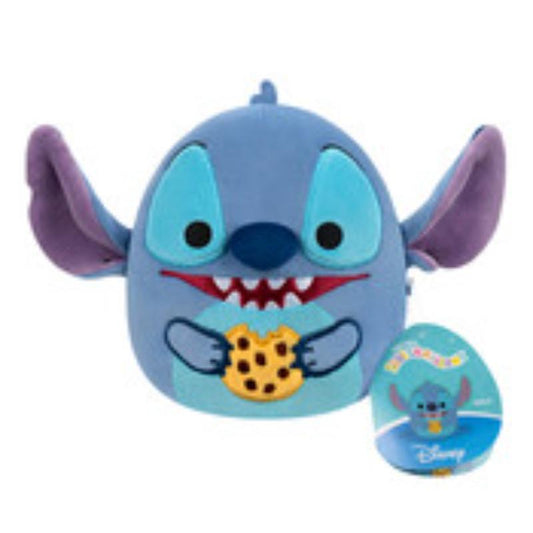 Jazwares Squishmallows Stitch 6.5" con galleta