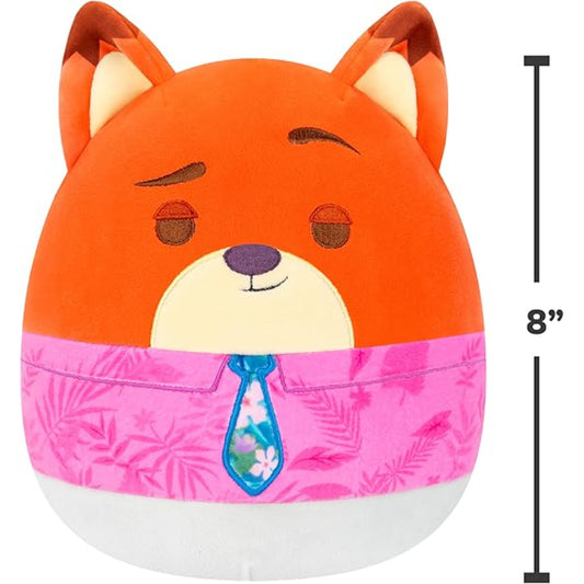 PELUCHE SQUISHMALLOWS 8" DISNEY ZOOTOPIA 2 NICK WILDE JAZWARES