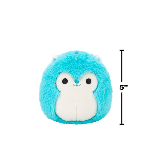 PELUCHE FUZZAMALLOWS 5" SANTIAGO ARDILLA AZUL JAZWARES