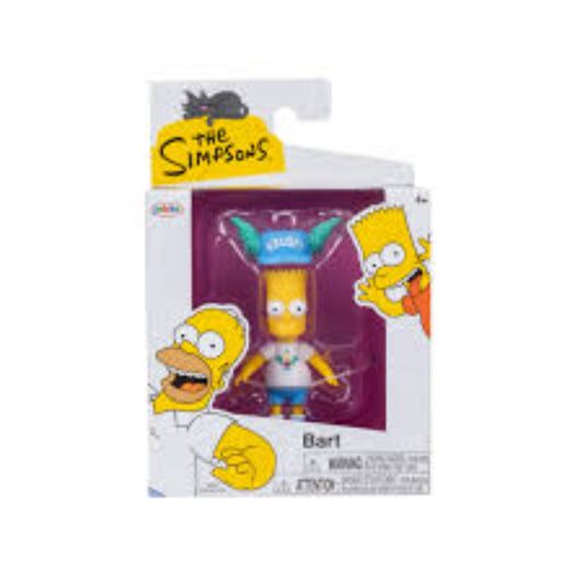 FIGURA 2.5" BART CON GORRA THE SIMPSONS JAKKS