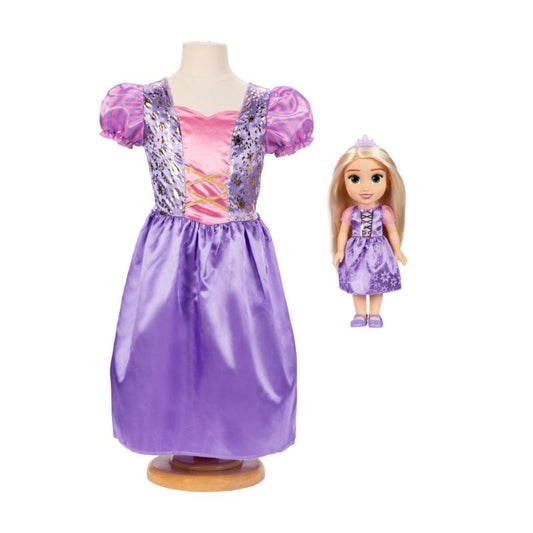 MUÑECA RAPUNZEL Y VESTIDO TALLE L DISNEY PRINCESAS JAKKS