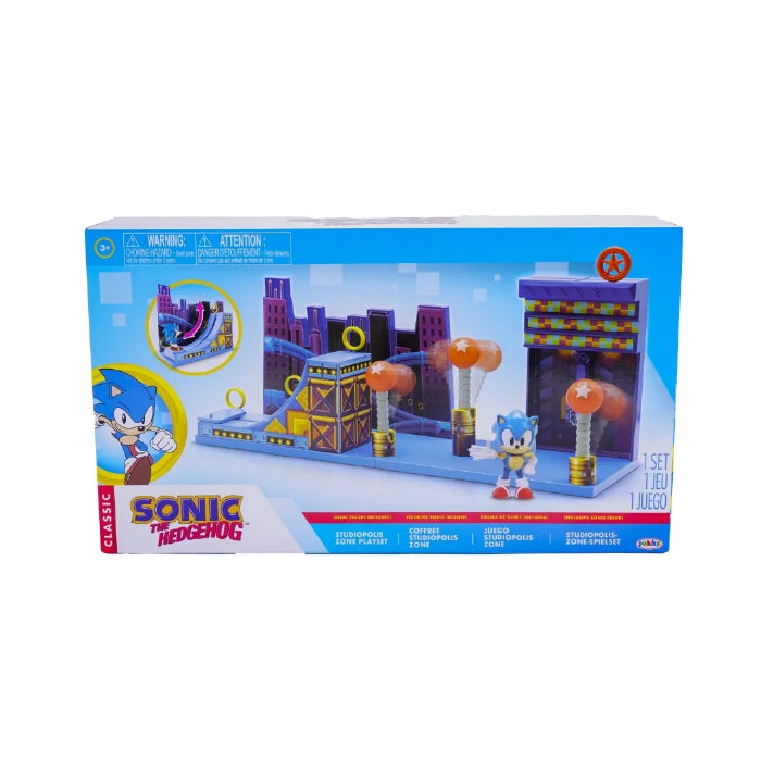 Jakks Sega Sonic diorama zona Studiopolis