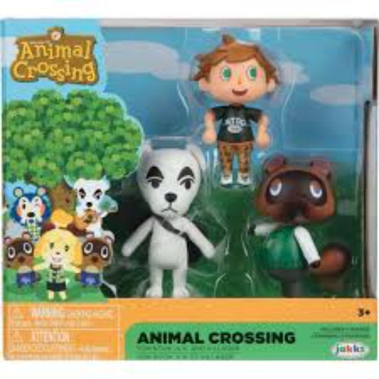FIGURAS ANIMAL CROSSING SET X3 2,5" JAKKS