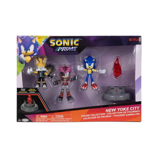 Jakks Sega Sonic fig 2,5" multipack x3