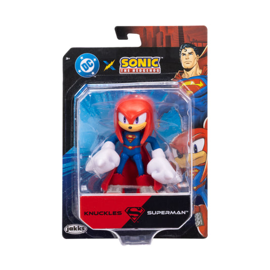 FIGURA 2.5" KNUCKLES COMO SUPERMAN SONIC X DC JAKKS